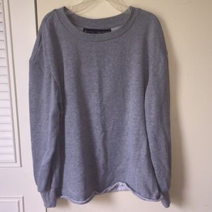 Girls grey crew neck